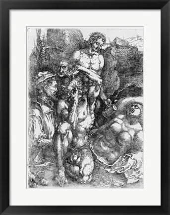 Trending The Suffering Man by Albrecht Durer - 20x15 \\/ Framed Art