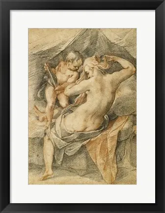 Last Chance The Toilet of Venus by Joseph Heintz the Elder - 18x13 \\/ Framed Art