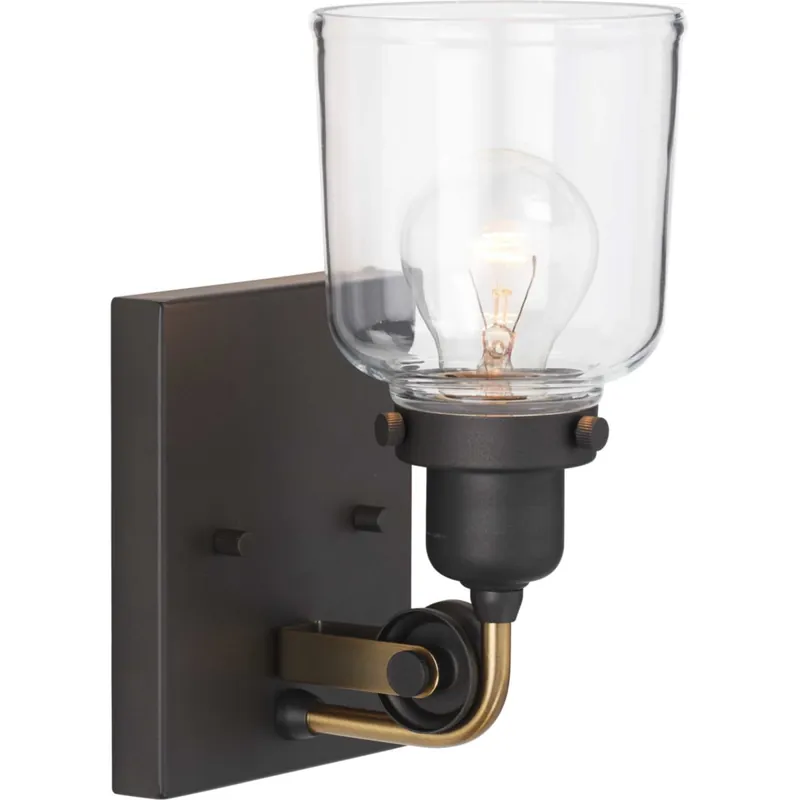 Viral Progress Lighting Rushton Single Light 10" Tall Bathroom Sconce
