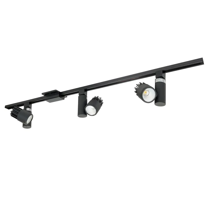 Certified Nora Lighting Aiden 3 Light 52" LED Track Lighting Kit with Spot and Flood included- 3000K